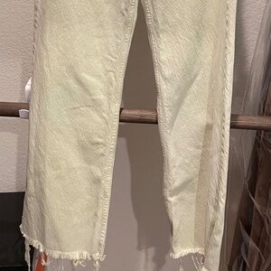 Zara yellow jeans, size 6